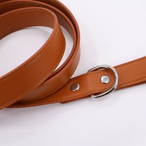 <span class=keywords><strong>Collar</strong></span> de correa de perro de macramé de Color personalizado de lujo de alta calidad suave ajustable acolchado cuero Nylon PU poliéster tejido a mano - Product Image 5