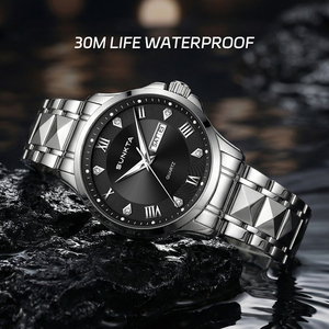 <span class=keywords><strong>Montres</strong></span> pour hommes LIGE ST6727, cadran de 40 mm, <span class=keywords><strong>montre</strong></span> analogique <span class=keywords><strong>à</strong></span> quartz en acier inoxydable pour hommes, date, semaine, étanche, <span class=keywords><strong>montre</strong></span>-bracelet classique + <span class=keywords><strong>boîte</strong></span> cadeau - Product Image 3