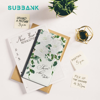 Sous-banque Banques à sublimation Nouveau type impression double face A6 cahiers en cuir couverture réutilisable journal vierge journaux en cuir