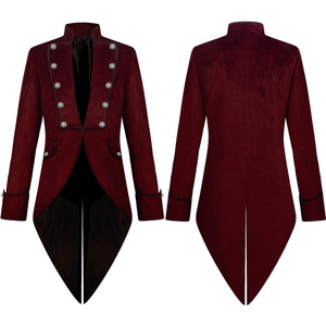 Traje Medieval Victoriano <span class=keywords><strong>para</strong></span> <span class=keywords><strong>Hombre</strong></span>, Esmoquin, Frac de Caballero, Gabardina Gótica Steampunk, Abrigo Vintage <span class=keywords><strong>para</strong></span> <span class=keywords><strong>Hombre</strong></span> - Product Image 3