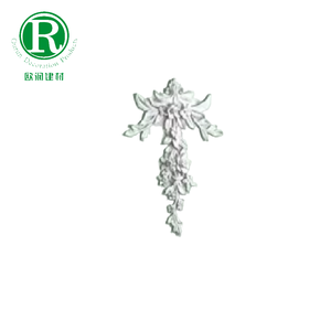 Moldura de Poliuretano Resistente a las Manchas OR-7452, Elegante Adorno Floral Decorativo para Exteriores y Villas - Product Image 1