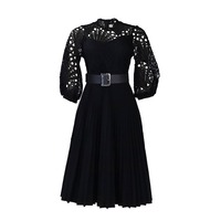 Robes en dentelle pour femmes 2026, tenue de bureau élégante, robe de soirée à manches longues pour mère de la mariée, grande taille