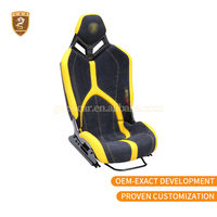 Siège baquet de simulateur de course en fibre de carbone de luxe, haute résistance, léger, pour simulateur de course Lamborghini