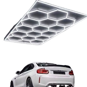 Высокояркие светодиодные шестигранные потолочные светильники для гаража, водонепроницаемые алюминиевые соты для цехов, Светильники для офисного автомобиля - Product Image 1