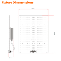 Dimbare 180W LM301H EVO Volspectrum LED Kweeklamp Quantum Board voor binnenplanten, hydrocultuur, bloemen en groentegroei
