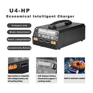 Cargador de Batería Inteligente Personalizado EV Peak U4-HP para Drones Agrícolas, 100V-240V, para Carreras FPV, Accesorios para Drones EVTOL - Product Image 4