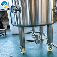 Équipement de fermentation d'alcool ZJ SUS304 Réservoirs de fermenteur en acier inoxydable Navire de fermenteur de brandy