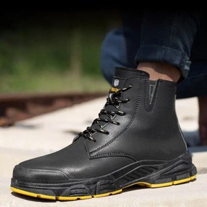 Chaussures de sécurité d'extérieur légères, imperméables, isolées, pour l'hiver, à tige haute, pour travaux de construction - Product Image 5