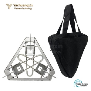 Support de réchaud de camping portable en alliage d'aluminium, trépied pliable avec sac de transport - Product Image 5