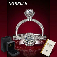 Usine prix de gros Moissanite anneaux pas cher prix Fine Jewelry 925 argent Moissanite bague de mariage géométrique bague en diamant