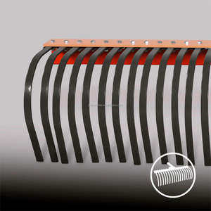 Râteau paysager/Outils de jardin, râteau à foin, râteaux à pointes pour tracteur agricole, ramasse-feuilles, équipement pour tracteur - Product Image 4