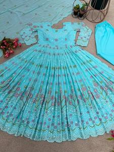 Nuevo diseñador de ropa de fiesta hermosa fantasía digital simple 3 piezas con dupatta Vestidos de alta calidad Vestido de tela Premium - Product Image 5