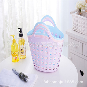 Panier de rangement rectangulaire en plastique durable pour salle de bain et douche, taille personnalisée, moulage par injection - Product Image 2