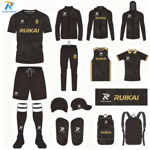 Set kaus sepak bola cepat kering, perlengkapan sepak bola, seragam sepak bola pria, pakaian sepak bola - Product Image 1