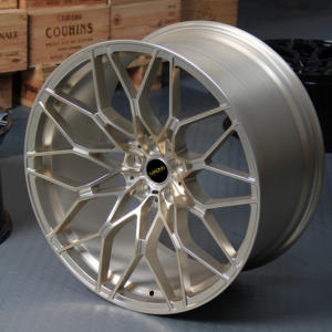 REP 7107F 18 19 20 Zoll 5-112 5-120 Bronze Gold T6061 Mehrspeichen-Schmiedefelgen mit Schnelllieferung für BMW Neuer M3 - Product Image 4