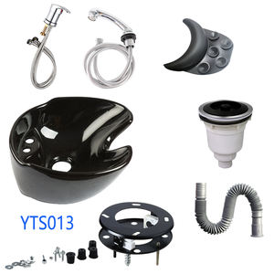 Kit d'évier de lavage de <span class=keywords><strong>cheveux</strong></span> de bassin en céramique de luxe portatif <span class=keywords><strong>pour</strong></span> le <span class=keywords><strong>lavabo</strong></span> de shampooing de <span class=keywords><strong>cheveux</strong></span> de salon et de chevet - Product Image 1