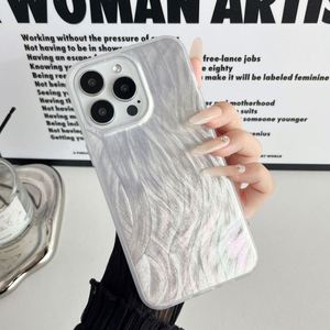 เคสโทรศัพท์ iPhone 16 15 14 13 12 11 Pro Max ดีไซน์สวยหรูสำหรับสาวๆ ลายเลเซอร์สีเงิน สำหรับ iPhone XR XS 7 8 Plus SE 2020 - Product Image 3