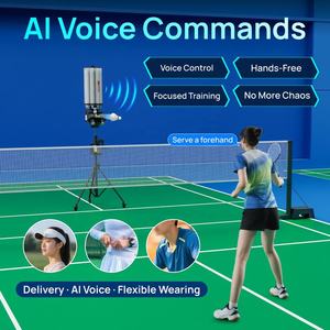 Machine <span class=keywords><strong>de</strong></span> <span class=keywords><strong>badminton</strong></span> intelligente en plastique ABS durable, garantie <span class=keywords><strong>de</strong></span> deux ans, capacité <span class=keywords><strong>de</strong></span> 200 volants, puissance <span class=keywords><strong>de</strong></span> 230W pour <span class=keywords><strong>centre</strong></span> d'entraînement <span class=keywords><strong>de</strong></span> club - Product Image 6