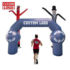 Arcos Inflables de PVC con Diseño Tropical, Arco Inflable de Inicio y Meta, Arco Inflable Comercial para Halloween - Product Image 1
