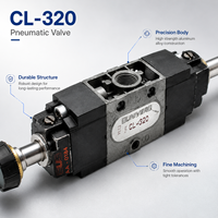 Vanne directionnelle pneumatique UNIVER CL-320, vanne de commande d'air industrielle pour équipement d'automatisation