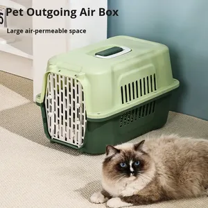 Переноска для животных Pet Air Box Модель 303: Портативная, с пластиковой дверцей, оптом для кошек и собак, для путешествий на автомобиле и авиаперевозок - Product Image 4