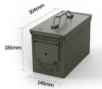 Boîtes à munitions en acier métallique, boîtes de sécurité pour le combat, boîtes à cartouches personnalisées étanches
