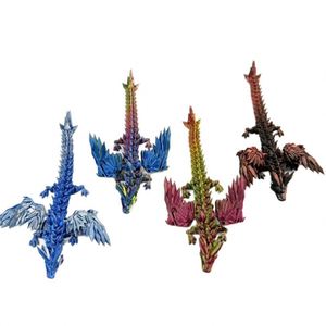 Figura de Dragón de Cristal Impresa en 3D Personalizada, Juguete de Fantasía Voladora, Adorno para Decoración de Habitación Infantil, Gran Venta - Product Image 5