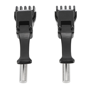 1 paire de pinces à corder noires pour badminton Pinces volantes pour tennis Pinces de démarrage Accessoires pour outils de cordage - Product Image 2