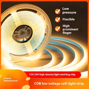 <span class=keywords><strong>Strip</strong></span> lampu linier <span class=keywords><strong>LED</strong></span> ultra-tipis, 12V/24V COB berperekat untuk ruang tamu lemari anggur iklan lanskap untuk dalam ruangan - Product Image 3