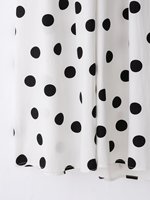 TAOP&ZA Nouvelle Robe d'Été 2026 pour Femme - Robe Midi Ajustée à Taille Haute, Col Droit, à Pois, à Bretelles, Coupe Droite 3152359