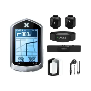 XOSS NAV+ GPS Bike Computer Wireless Map Route Navigation Bicycle Speedometer Odometer Cycling Heart Rate Sensor Speed Cadence