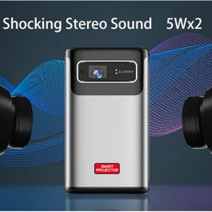 Proyector DLP Portátil C2000 para Cine en Casa con Batería Integrada y Soporte para Música, Mini Proyector de Películas para Exteriores - Product Image 6