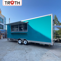 Food Truck Truth à vendre avec équipement de cuisine complet, restaurant mobile personnalisé pour café, pizza, barbecue et services de traiteur