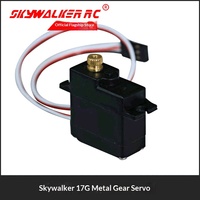 Servomoteur SKYWALKER Custom Metal Gear 17G pour avion modèle à aile fixe, accessoires de radiocommande, emballage en boîte couleur
