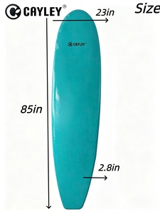 CAYLEY Tavola <span class=keywords><strong>da</strong></span> Surf Lunga e Robusta per Adulti Principianti, <span class=keywords><strong>Attrezzatura</strong></span> per Sport Acquatici <span class=keywords><strong>da</strong></span> <span class=keywords><strong>Spiaggia</strong></span> - Product Image 3