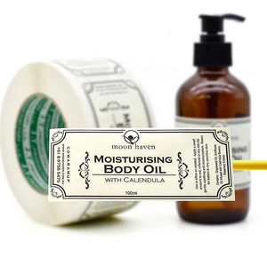 Etichette Personalizzate per Prodotti FMCG, Etichette in Rotolo per Bottiglie di Lozione Corpo, Etichette Adesive per Confezioni di Cosmetici, Olio per <span class=keywords><strong>Capelli</strong></span>, Shampoo con Logo - Product Image 3