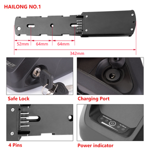 Hailong <b>Battery</b> 36V 48V <b>52V</b> 60V 10Ah 20Ah 30Ah Lithium E Bike <b>Batteries</b> for <b>Ebike</b> - Product Image 3