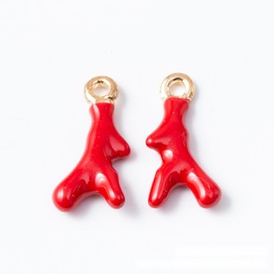 <span class=keywords><strong>Colgante</strong></span> de aleación dorada con forma de río de coral y esmalte, para la creación de tobilleras de playa - Product Image 2