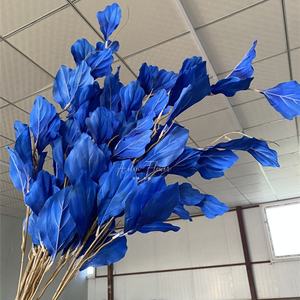 A-554 düğün lacivert çiçekler kraliyet mavi olay dekor kraliyet mavi çiçek dekorasyon - Product Image 4