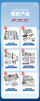 Kit complet de révision et de reconstruction du moteur compatible PORSCHE 987 BOXSTER S 3.4L / 987C CAYMAN, pièces de rechange pour réparation du moteur