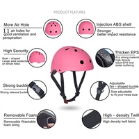 Casques de sport populaires, coque ABS noire, EPS, skateboard, vélo, roller, scooter, escalade, durables, légers, haute vitesse