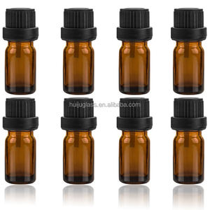 Bouteille en verre ambré de 5ml 10ml avec <span class=keywords><strong>goutteur</strong></span> pour huile essentielle - Product Image 4