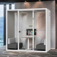 Fabricant professionnel cabine téléphonique de salle de bureau insonorisée pour espace privé musique studio acoustique dosette de réunion