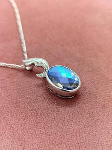 Exclusive Natural <b>Crystal</b> Jewelry Collection Showcasing <b>Real</b> Quartz Gemstone Pendant with Matching Earrings 925 Sterling Silver - Product Image 2