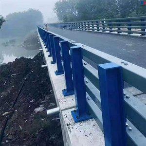 Barandilla de acero resistente a la corrosión galvanizada sumergida caliente vendedora caliente de la seguridad vial - Product Image 1