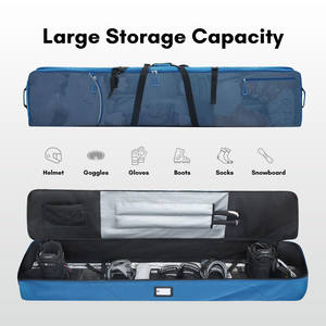 Housse de protection pour snowboard, antidérapante, antirouille, style sac à dos, coque rigide élargie tout-terrain, légère, antivol, avec port USB - Product Image 5