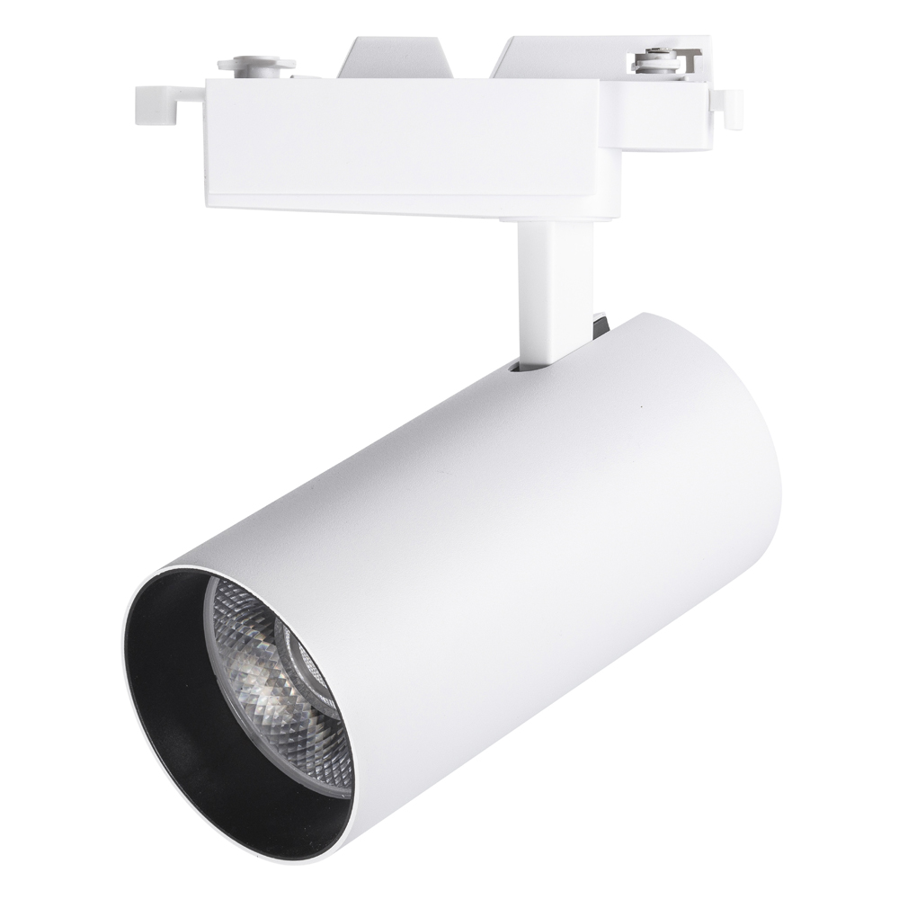 Выставочный зал, коммерческий автосалон, светодиодное точечное освещение 15 Вт 25 Вт 30 Вт, рельсовый Led Cob свет, Led Cob рельсовая лампа, трековые огни