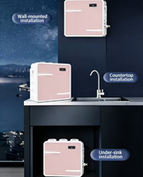 Système de purification d'eau électrique UV par osmose inverse 5 étapes OEM/ODM 600GPD, machine de traitement d'eau domestique à économie d'énergie