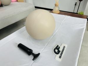 Pelota de Ejercicio Mate de <span class=keywords><strong>8</strong></span> Pulgadas con Logotipo Personalizado, Pelota de Yoga y Pilates Pequeña para Estiramiento, Entrenamiento de Fuerza y Core, Accesorio de Gimnasio - Product Image 4