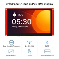 LT ELECTRONICS Layar HMI ESP32 7.0" 800x480 7 inci RGB TFT LCD Layar Sentuh Kompatibel dengan Arduino/LVGL/ PlatformIO/Micropython